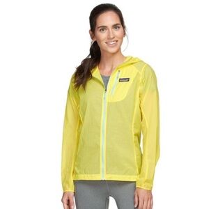 Patagonia | Houdini Packable Hiking Windbreaker Jacket in Yellow